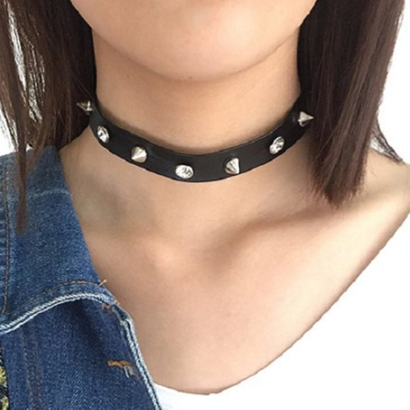 Jewelry - New Raw Sexy Miss Hot Biker Girl Choker Necklace